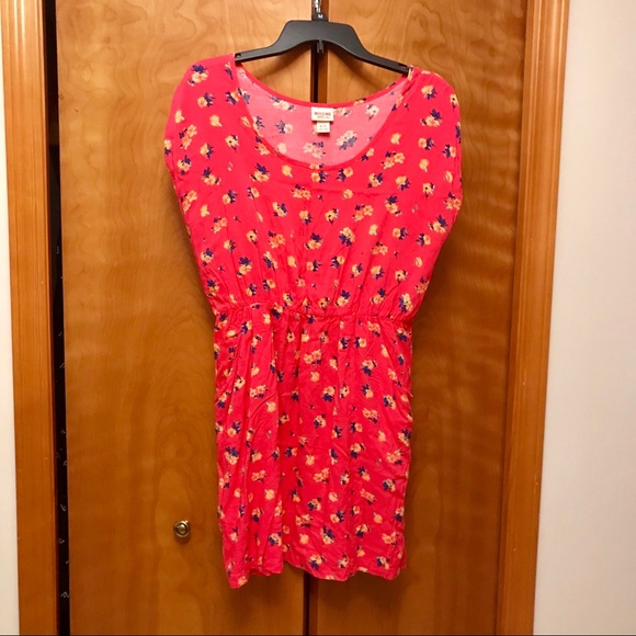 Ladies Pink Floral Dress - Picture 1 of 4